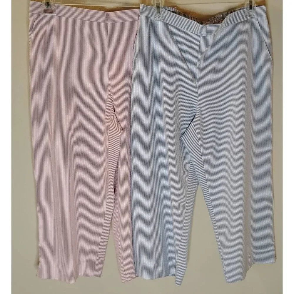 Alfred Dunner Capri Pants Duo